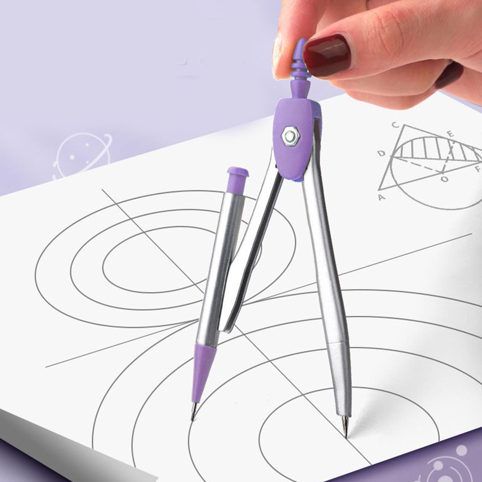 Compass Geometry Set - Zestaw geometryczny dla uczniów, kątomierz i