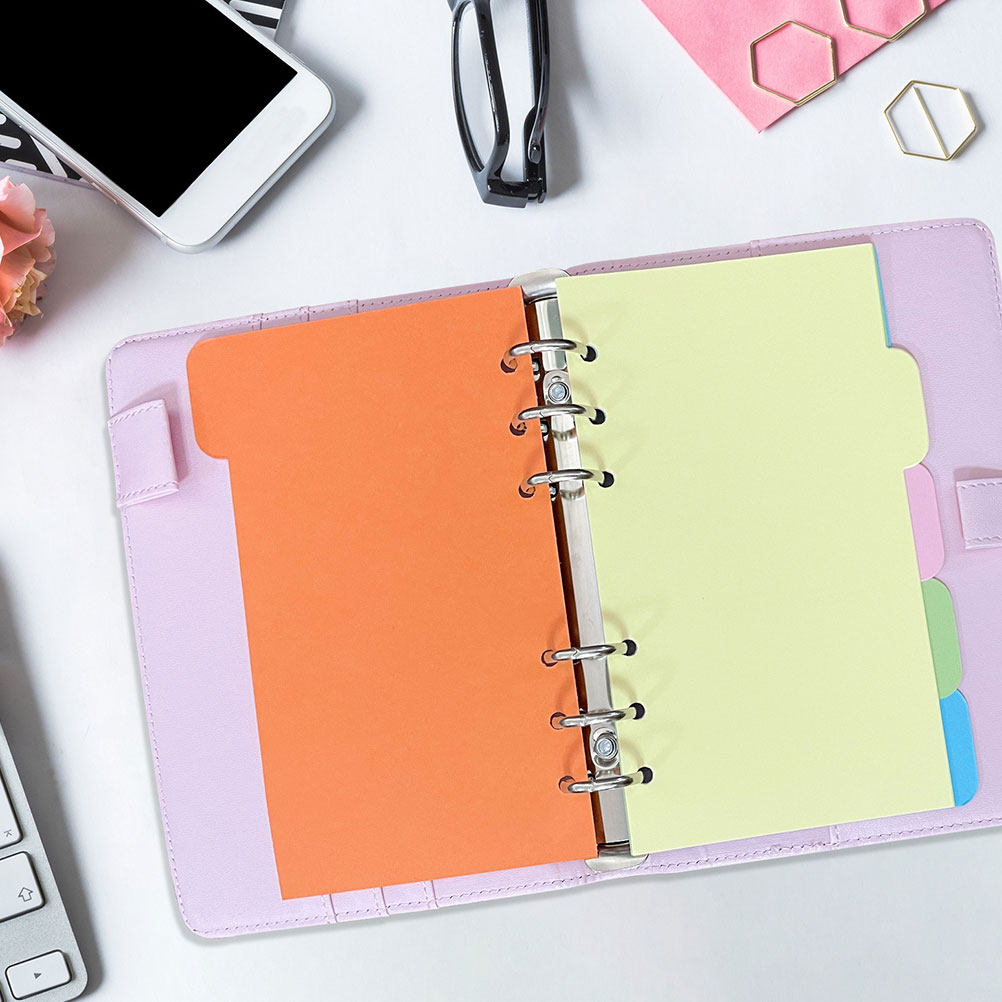 Index Tab Divider - 30 sztuk plastikowych przekładek z kolorowymi