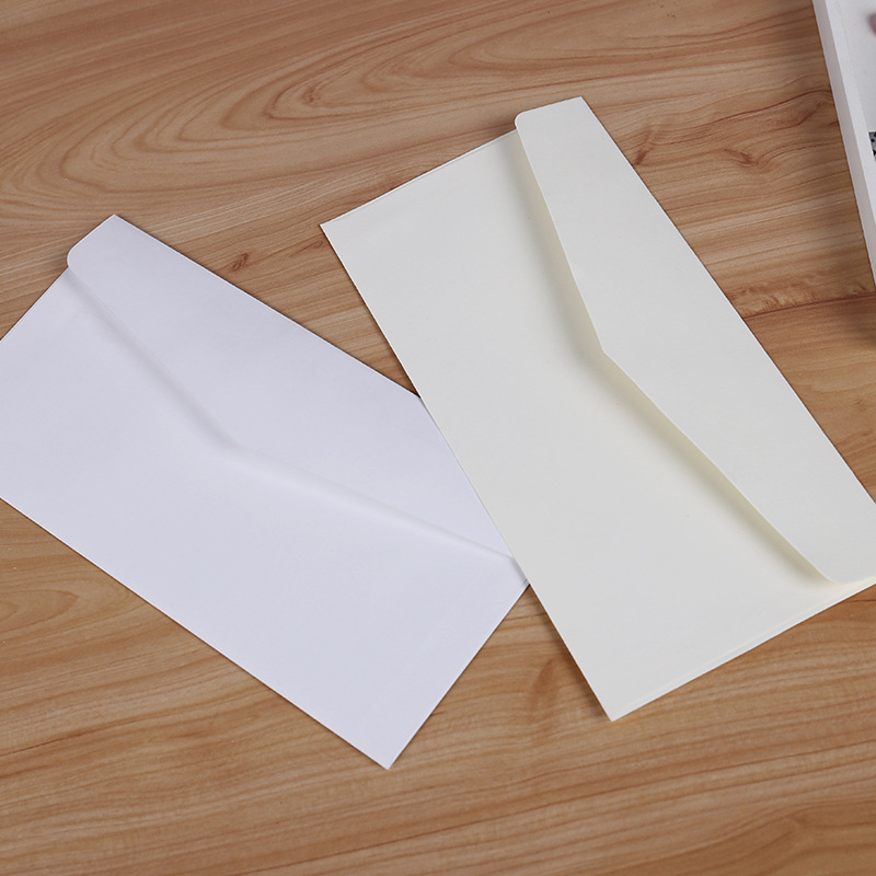 Letter Envelope Kraft - 10 sztuk klasyczny koperty papierowe biały