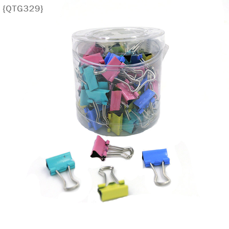 Binder Clip Assorted - 【F2-QT329】60 szt. Różne mini metalowe klipsy