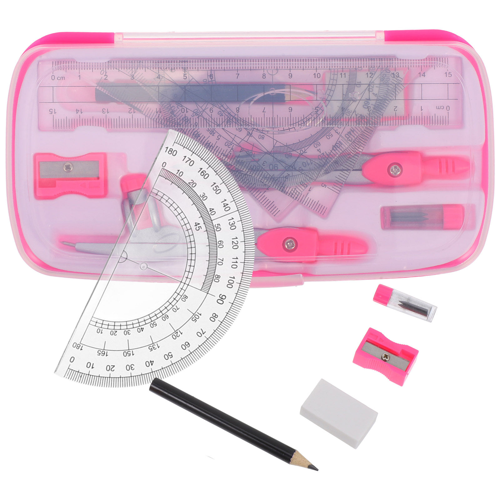 Compass Geometry Set - 1 Zestaw Lekkich, Przenośnych Kompasów z