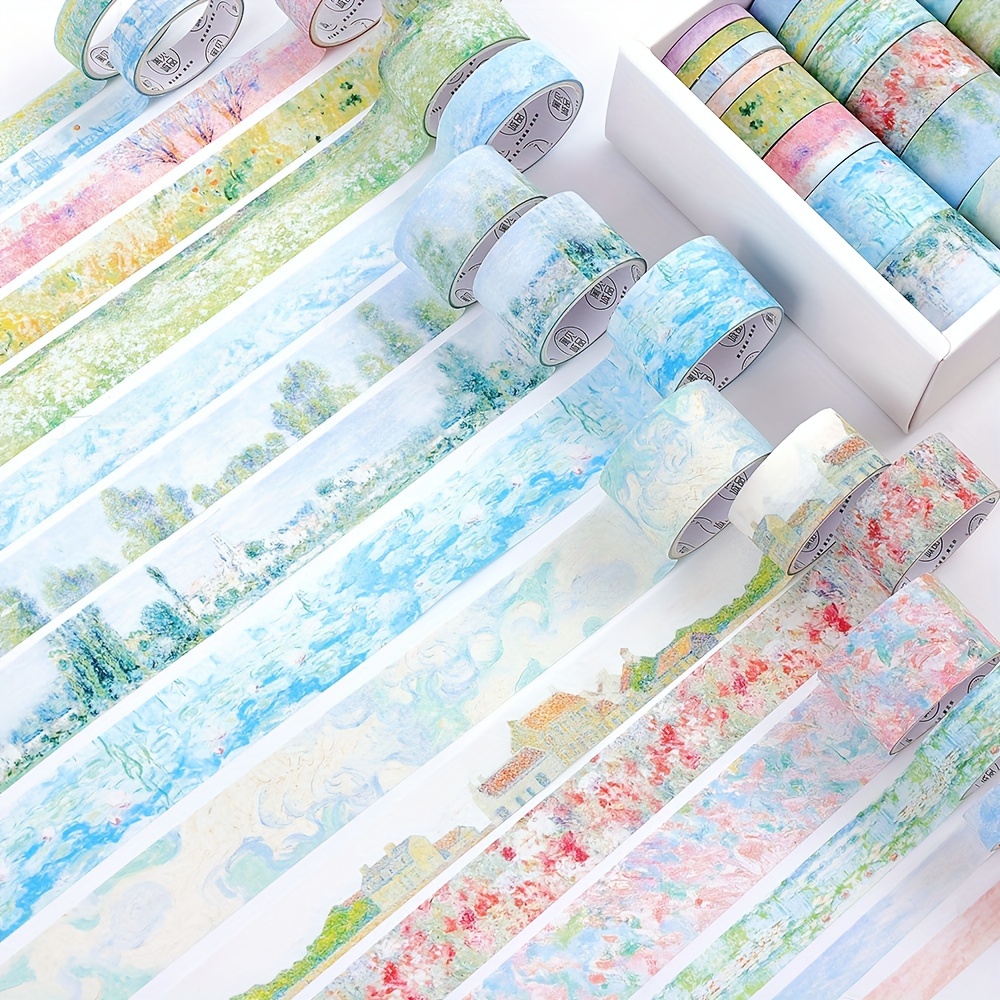 Washi Tape Set - Zestaw 20 rolek taśm washi w