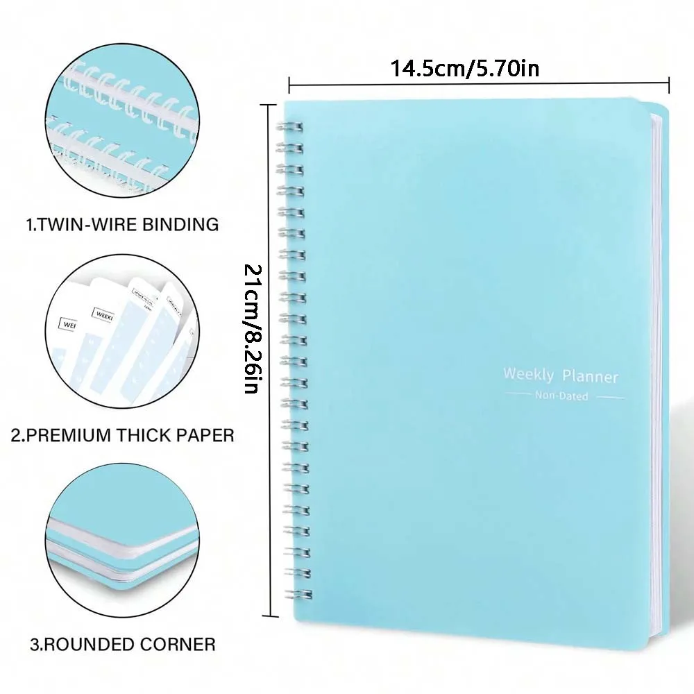 Planer tygodniowy A5, spiralny – Planner Weekly Budget recenzja i cena
