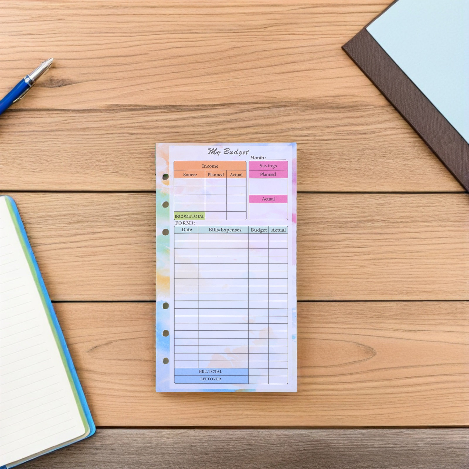 28 arkuszy papieru A6 do plane – Planner Weekly Budget recenzja i cena