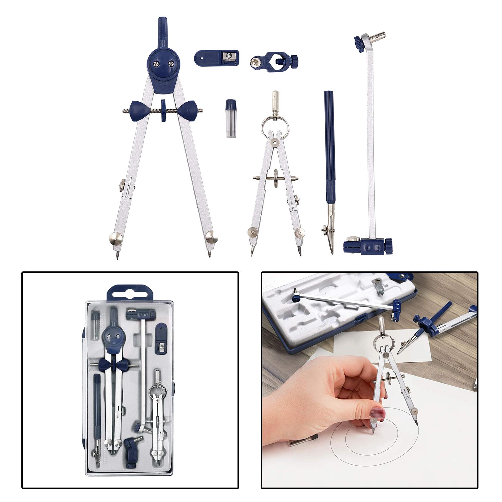 7-częściowy zestaw geometrii,  – Compass Geometry Set recenzja i cena