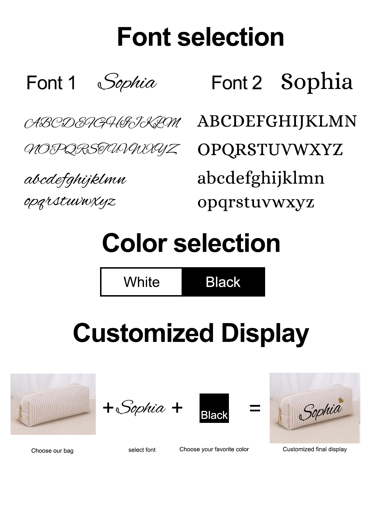 Personalizowany piórnik z sztr – Pencil Case Large recenzja i cena
