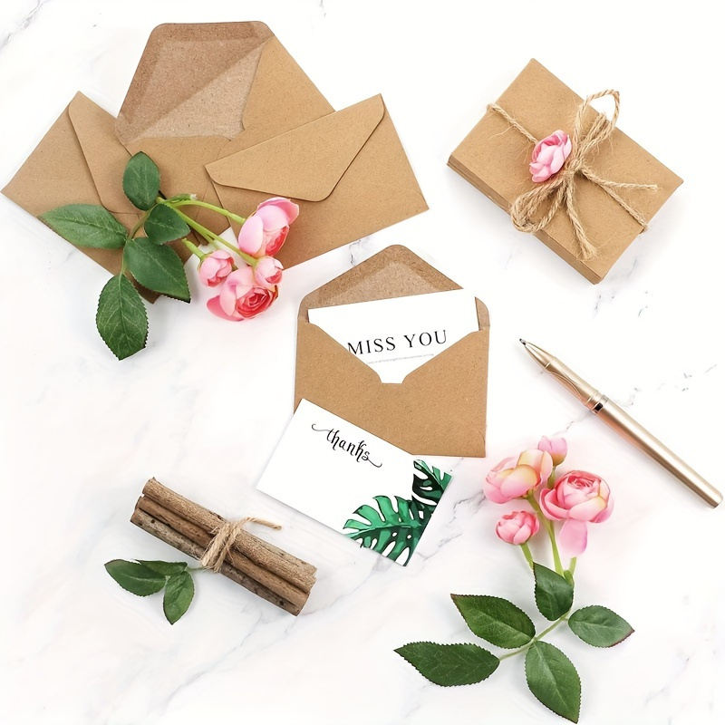 50/100 sztuk koperty papierowe – Letter Envelope Kraft recenzja i cena
