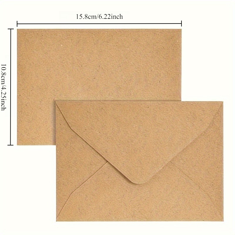 50/100 sztuk koperty papierowe – Letter Envelope Kraft recenzja i cena