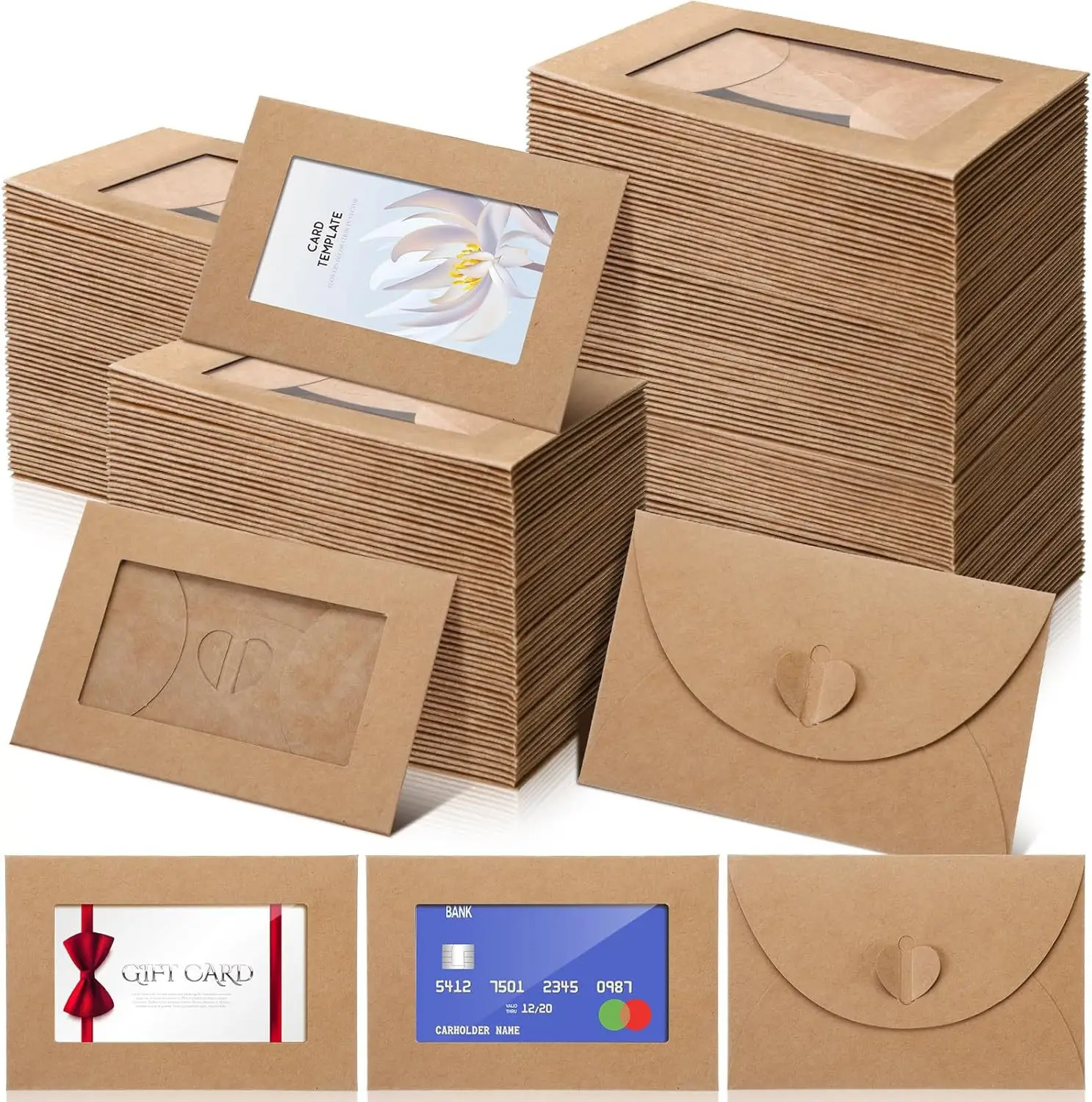 50 sztuk/partia Koperta Pocztó – Letter Envelope Kraft recenzja i cena