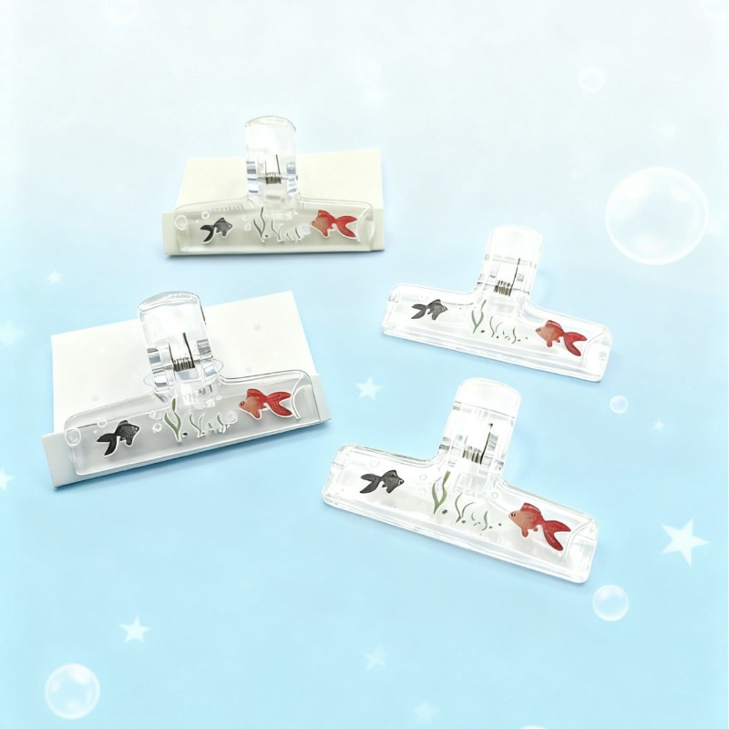 Przezroczyste akrylowe klipsy  – Binder Clip Assorted recenzja i cena