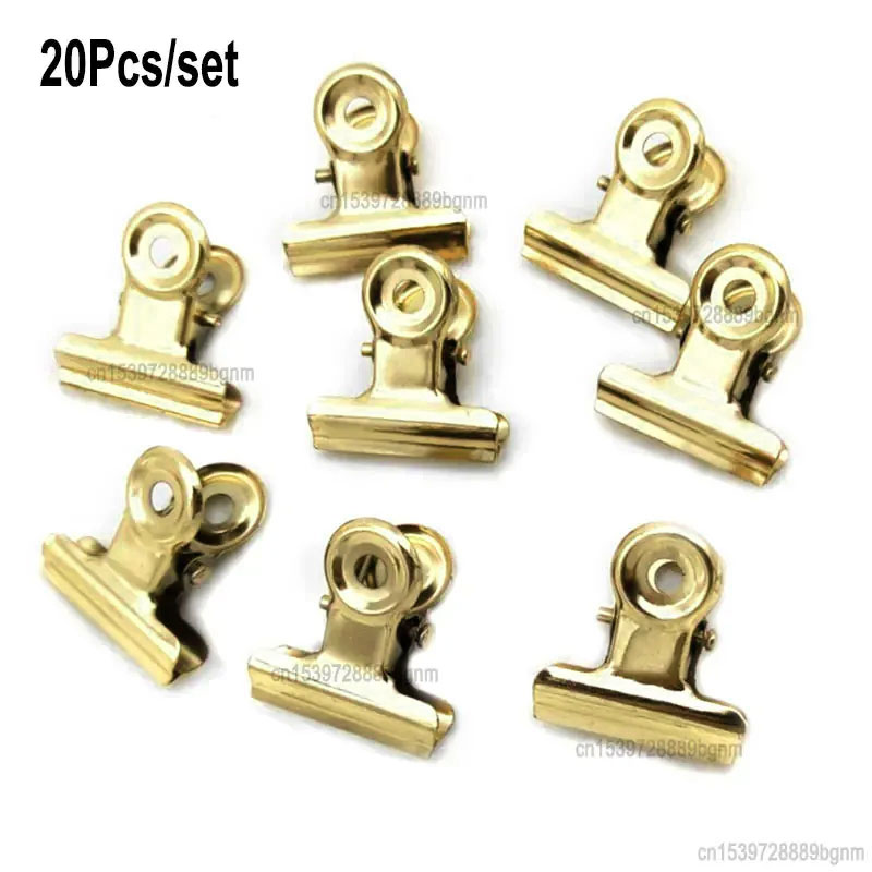 20 SZT./Zestaw Okrągłe Metalow – Binder Clip Assorted recenzja i cena