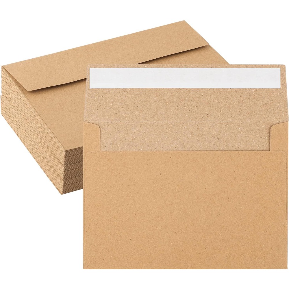50 sztuk kopert z papieru kraf – Letter Envelope Kraft recenzja i cena