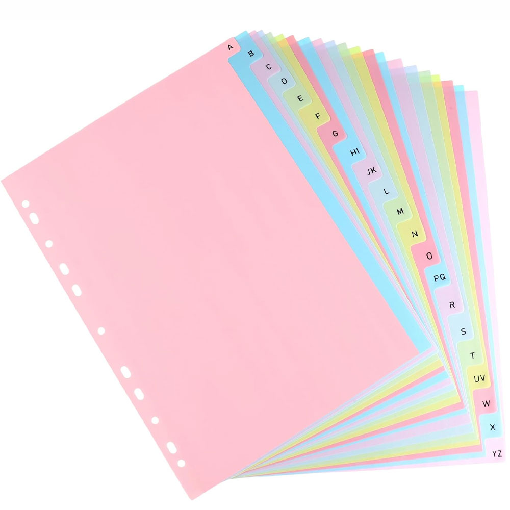 21-stronicowe przekładki do se – Index Tab Divider recenzja i cena