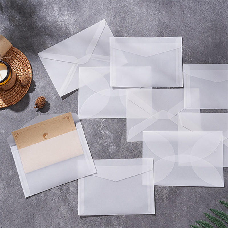 50 sztuk/partia Przezroczyste  – Letter Envelope Kraft recenzja i cena
