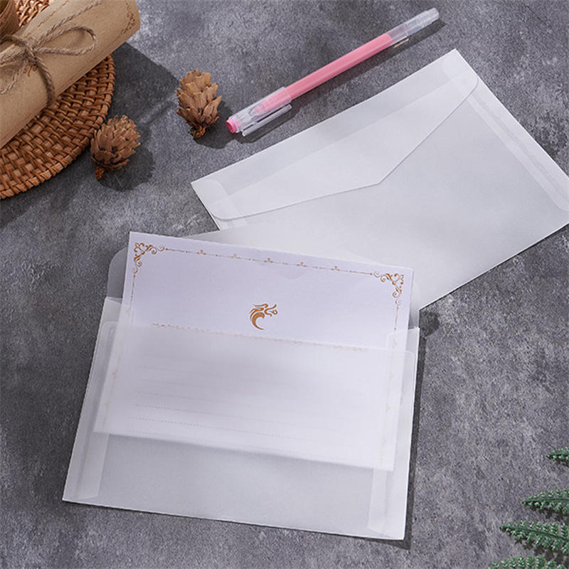 50 sztuk/partia Przezroczyste  – Letter Envelope Kraft recenzja i cena