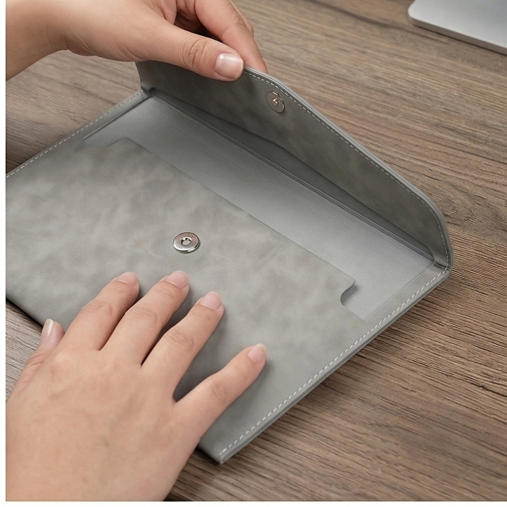 Torba na dokumenty z PU skóry, – Is Stationery Office Supply recenzja i cena