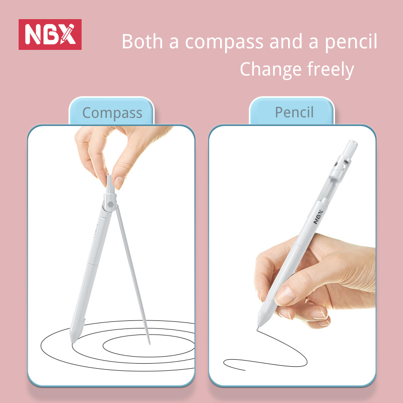 NBX kompas ołówek rysunek szko – Compass Geometry Set recenzja i cena