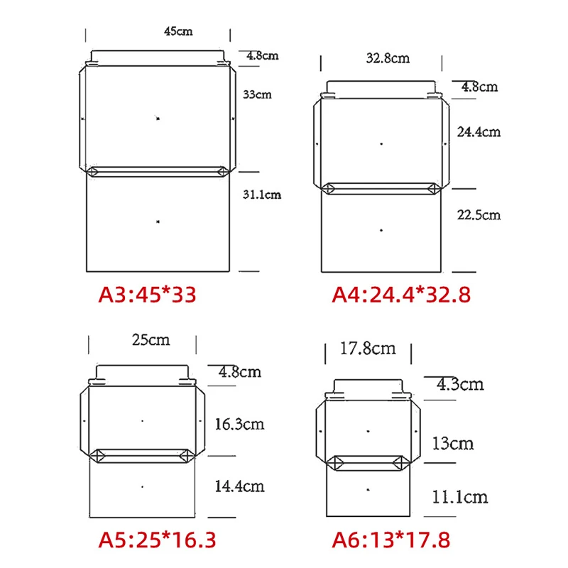 30szt Koperta A3 A4 A5 A6 Pocz – Letter Envelope Kraft recenzja i cena